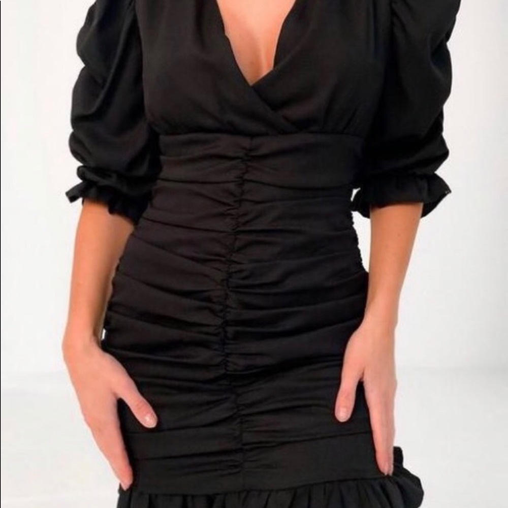 Misguided ruched dress